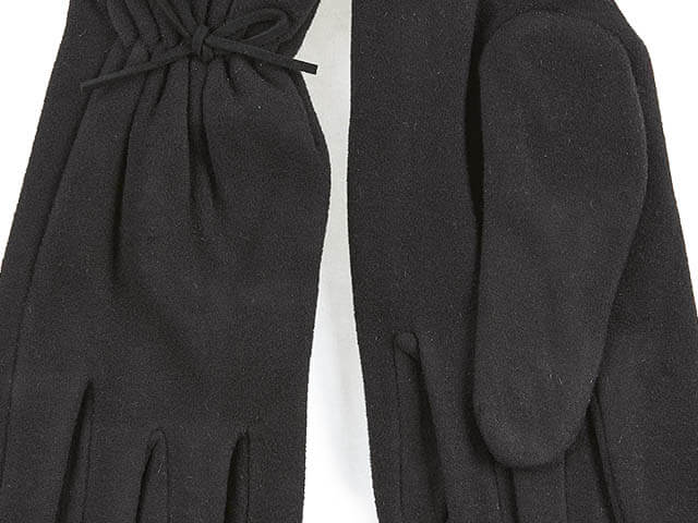 Verde Γυναικεία Γάντια one size 02-0698 ΜΑΥΡΟ