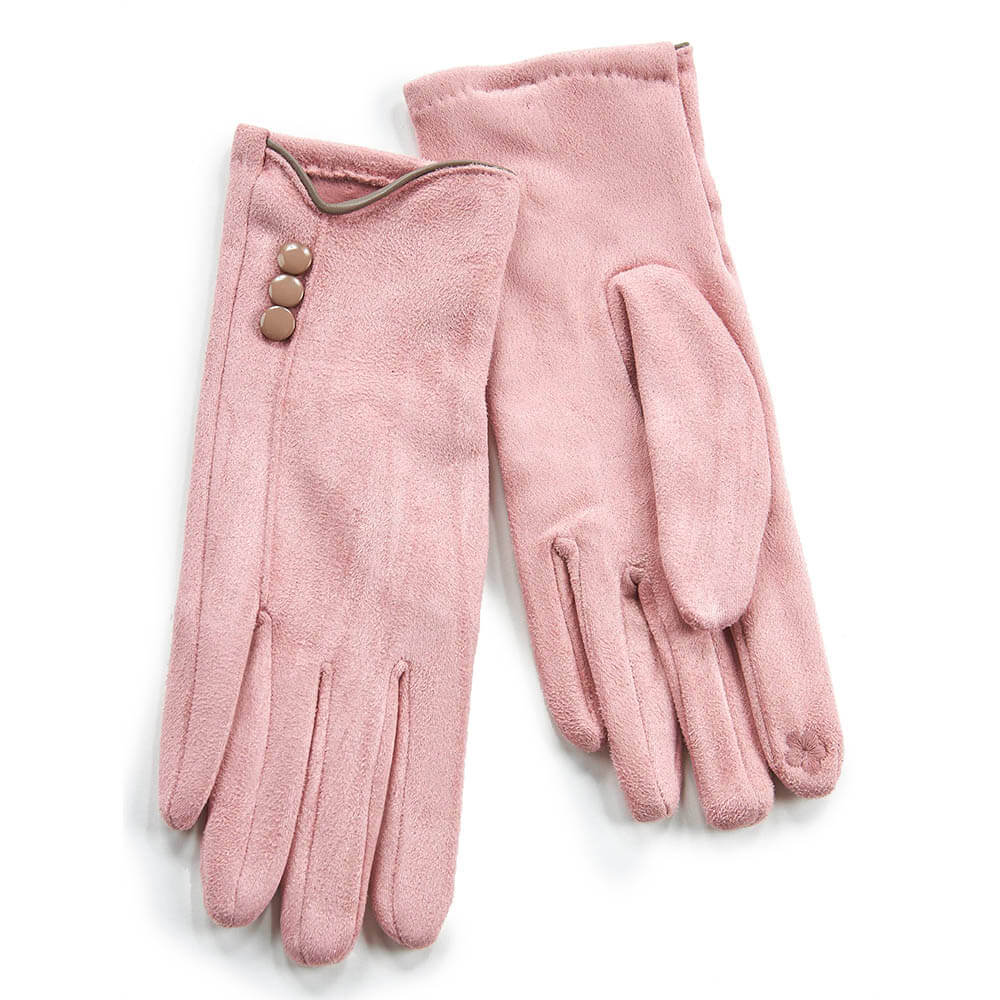 Verde Γυναικεία Γάντια one size 02-0702 ΡΟΖ