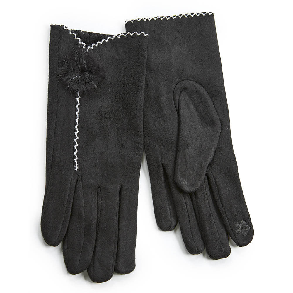 Verde Γυναικεία Γάντια one size 02-0703 ΜΑΥΡΟ