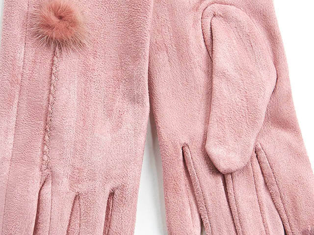 Verde Γυναικεία Γάντια one size 02-0703 ΡΟΖ