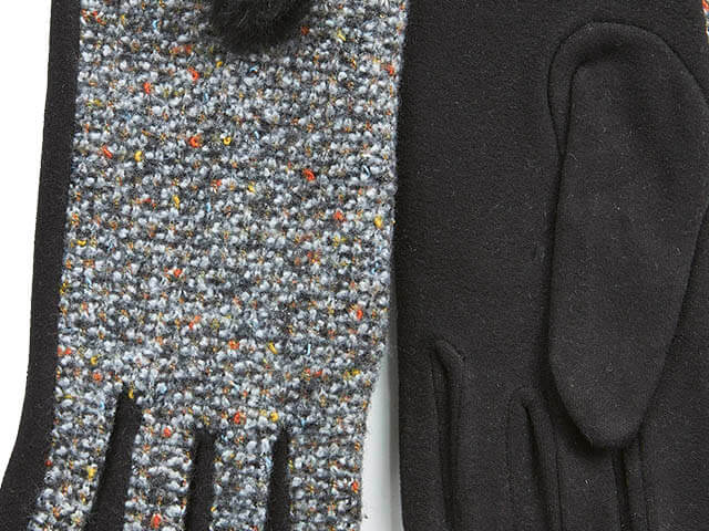 Verde Γυναικεία Γάντια one size 02-0706 ΜΑΥΡΟ