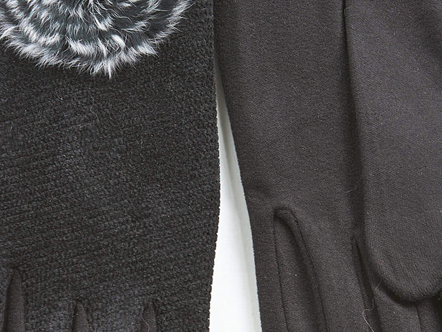 Verde Γυναικεία Γάντια one size 02-0708 ΜΑΥΡΟ