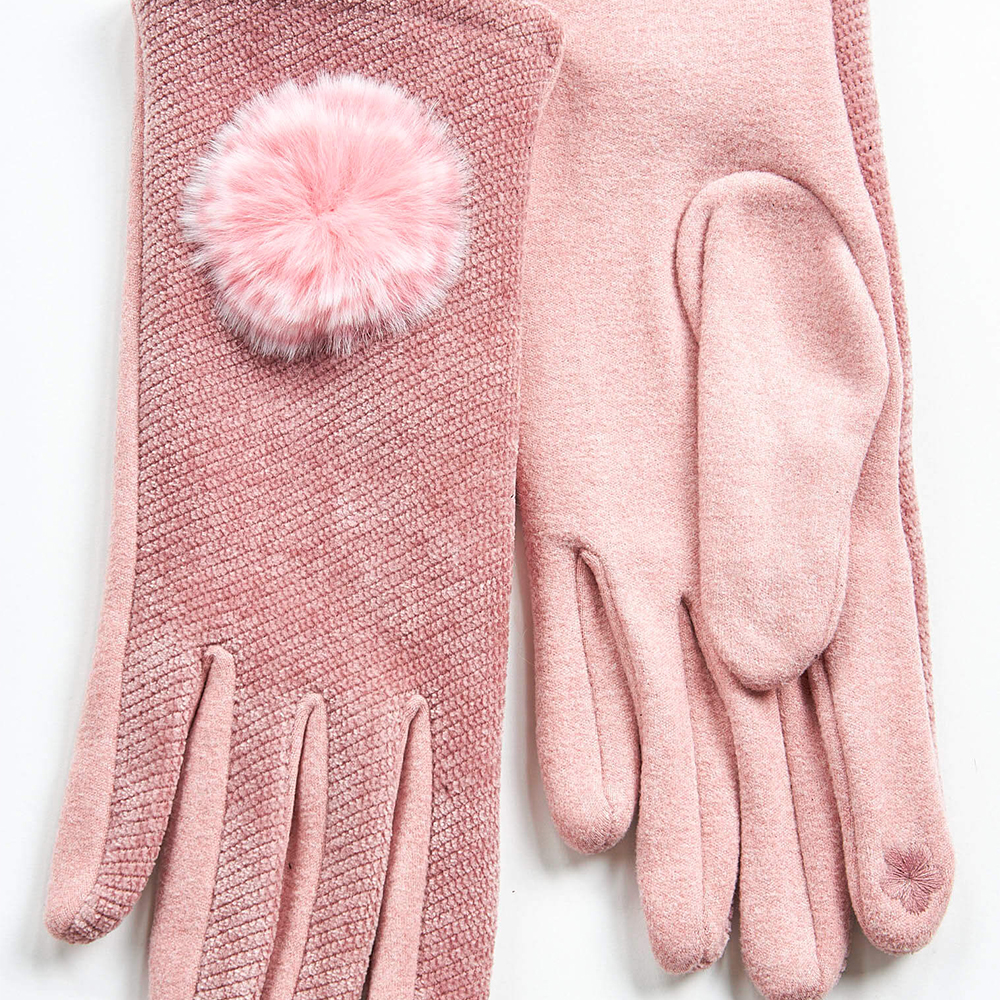 Verde Γυναικεία Γάντια one size 02-0708 ΡΟΖ