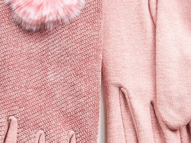 Verde Γυναικεία Γάντια one size 02-0708 ΡΟΖ