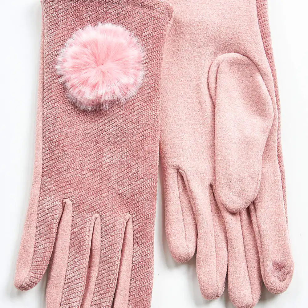 Verde Γυναικεία Γάντια one size 02-0708 ΡΟΖ