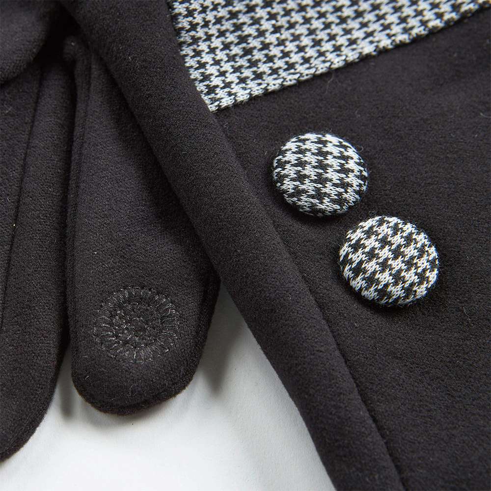 Verde Γυναικεία Γάντια one size 02-0709 ΜΑΥΡΟ