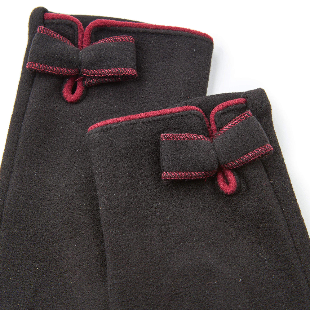 Verde Γυναικεία Γάντια one size 02-0711 ΜΑΥΡΟ