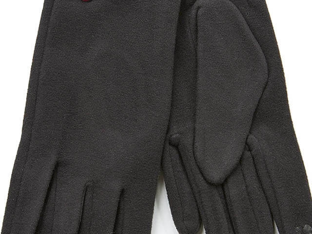 Verde Γυναικεία Γάντια one size 02-0711 ΜΑΥΡΟ