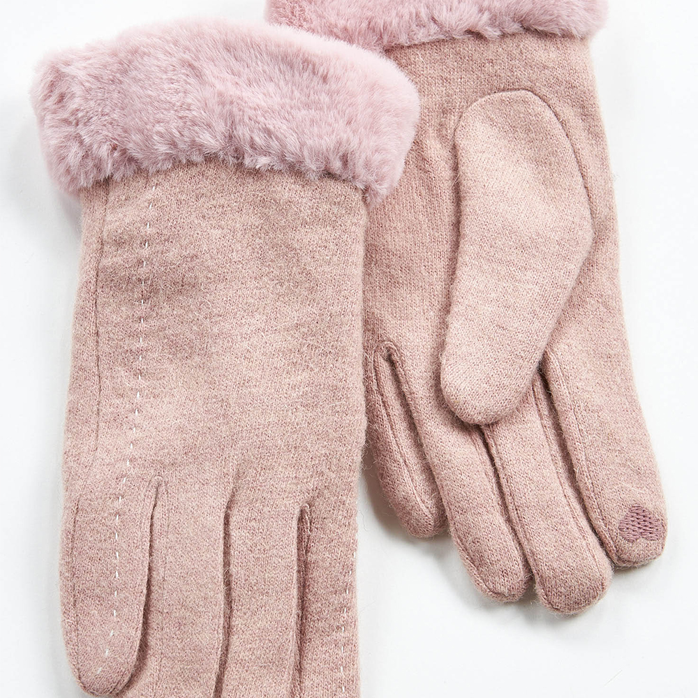 Verde Γυναικεία Γάντια one size 02-0712 ΡΟΖ