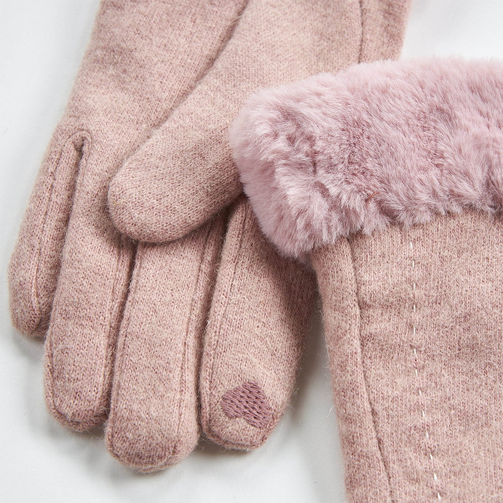 Verde Γυναικεία Γάντια one size 02-0712 ΡΟΖ