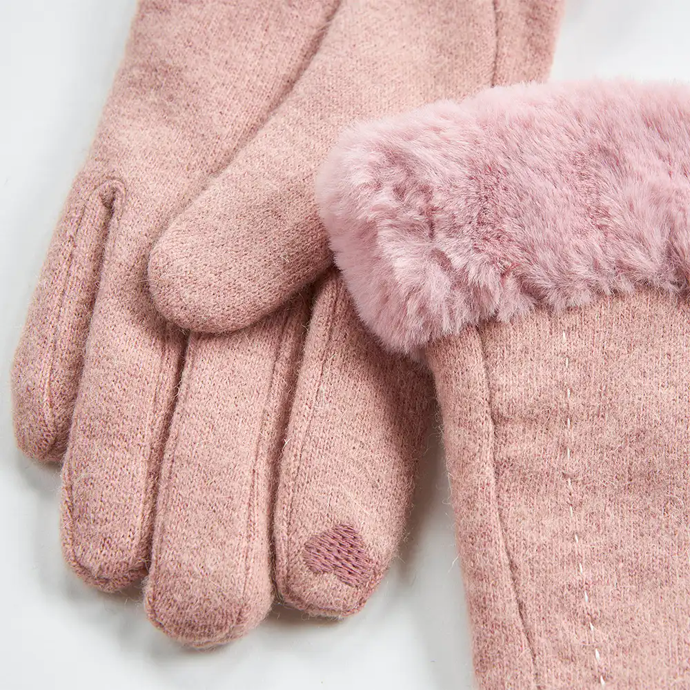 Verde Γυναικεία Γάντια one size 02-0712 ΡΟΖ Verde Γυναικεία Γάντια one size 02-0712 ΡΟΖ