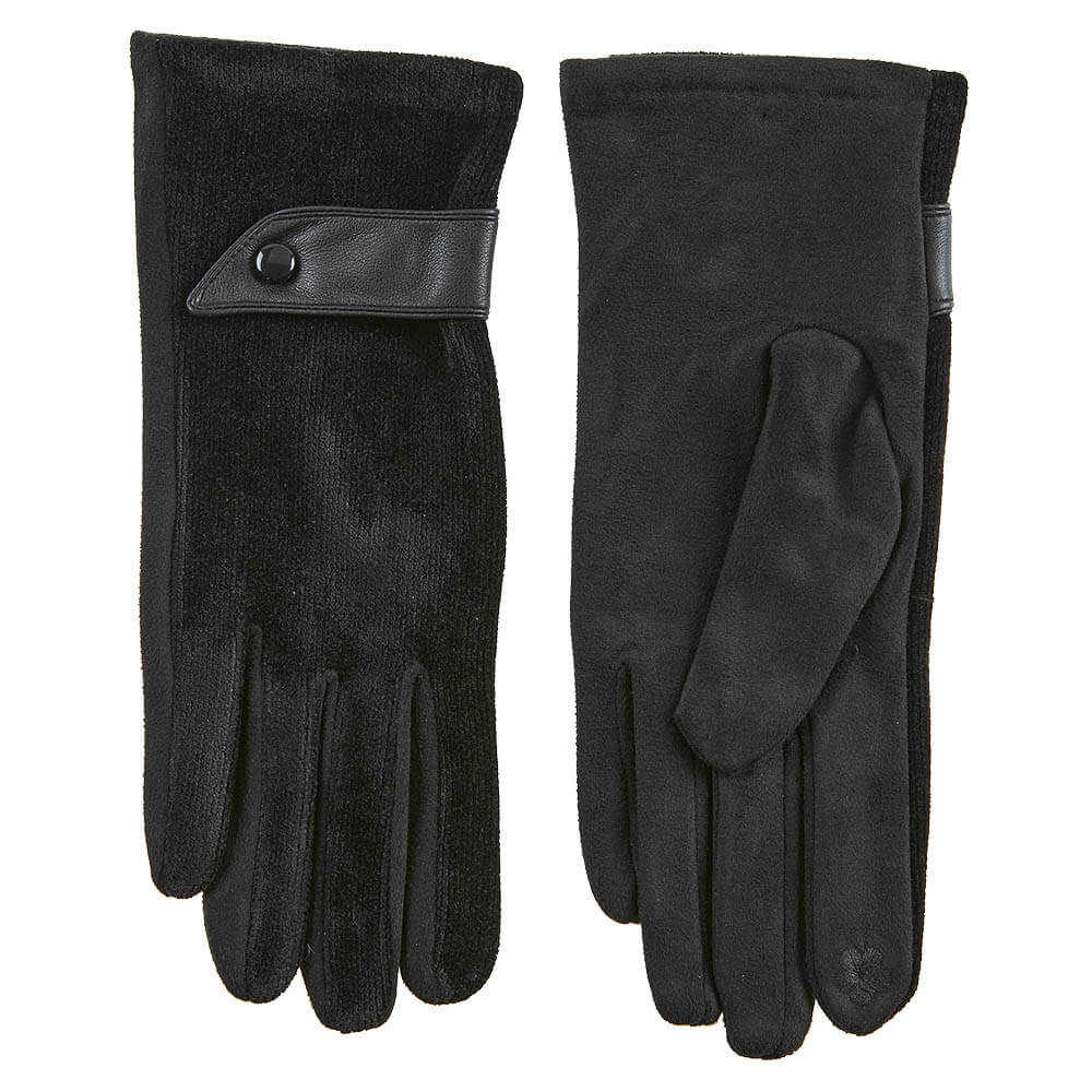 Verde Γυναικεία Γάντια one size 02-0717 ΜΑΥΡΟ