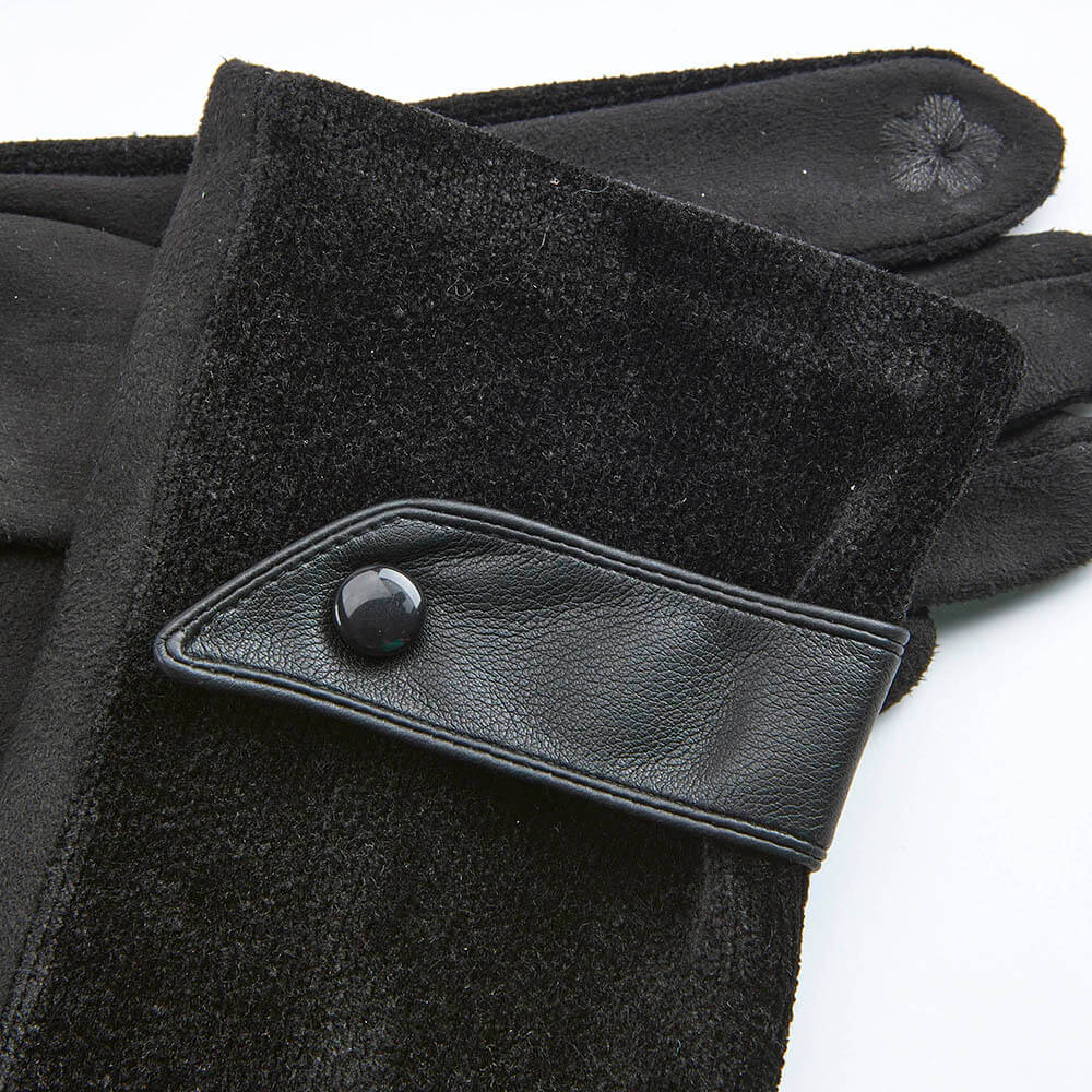 Verde Γυναικεία Γάντια one size 02-0717 ΜΑΥΡΟ