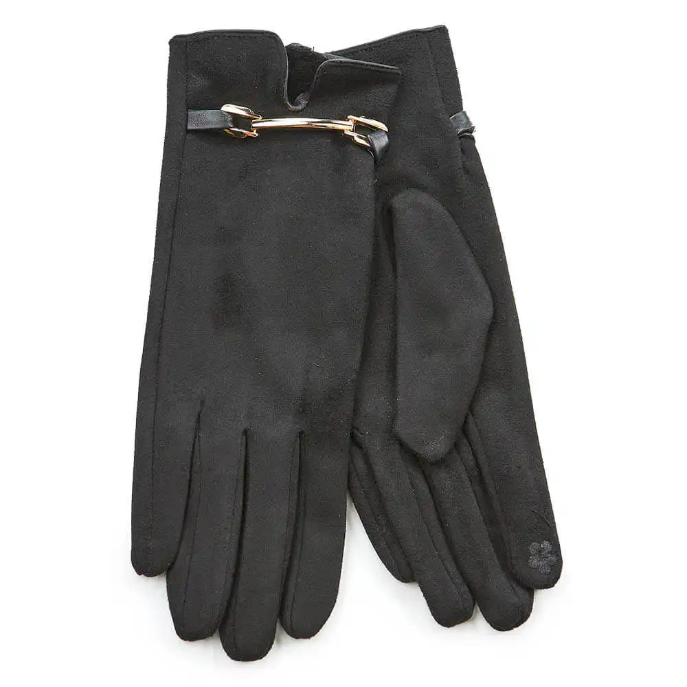 Verde Γυναικεία Γάντια one size 02-0721 ΜΑΥΡΟ