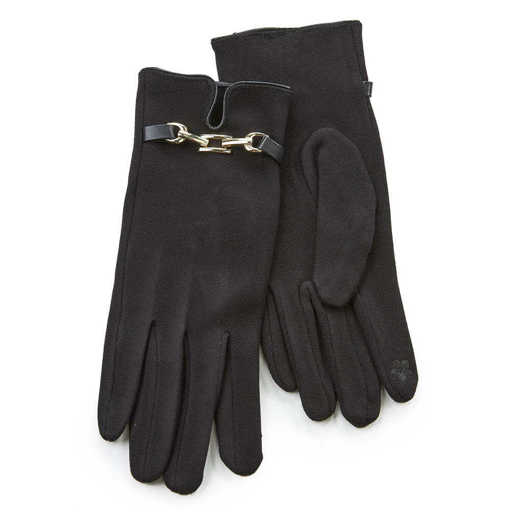 Verde Γυναικεία Γάντια one size 02-0722 ΜΑΥΡΟ