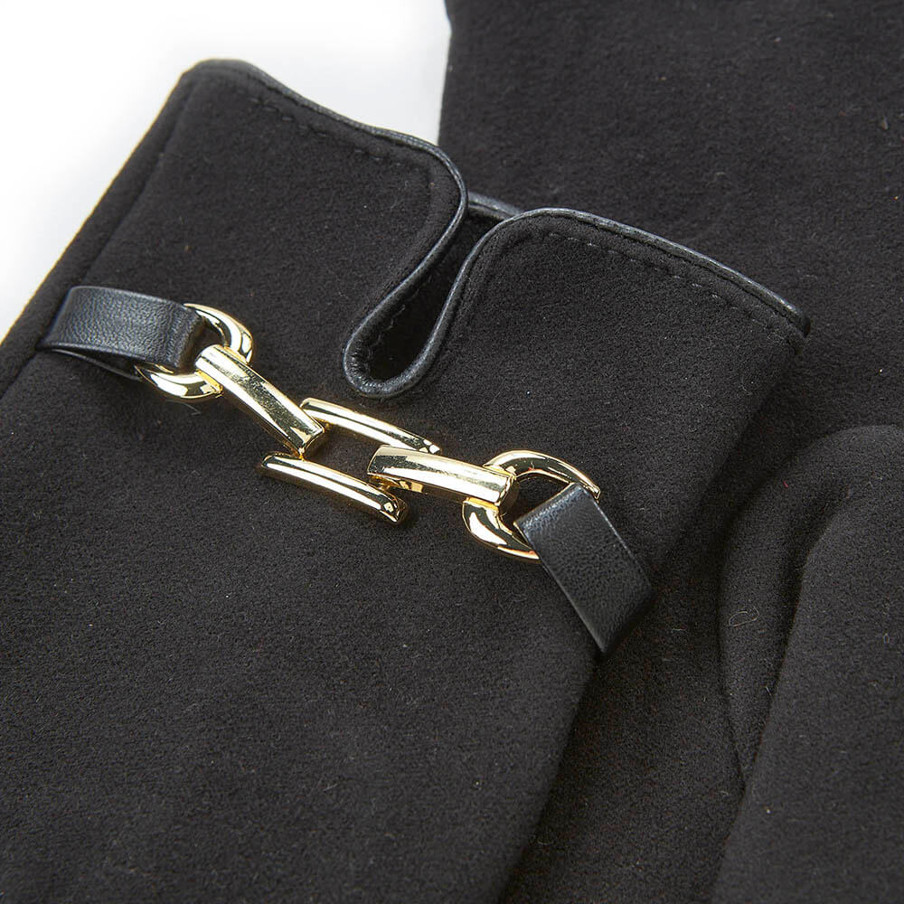 Verde Γυναικεία Γάντια one size 02-0722 ΜΑΥΡΟ