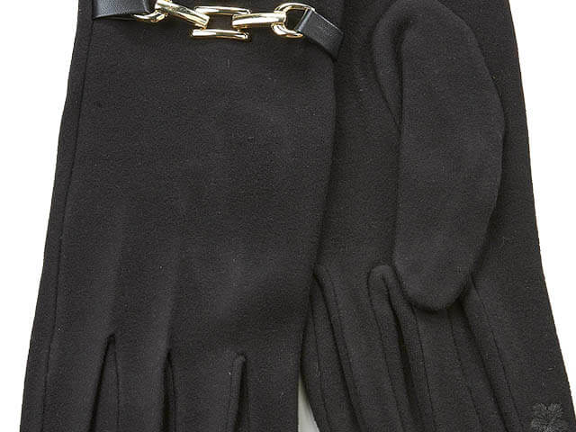 Verde Γυναικεία Γάντια one size 02-0722 ΜΑΥΡΟ