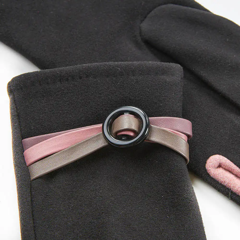 Verde Γυναικεία Γάντια one size 02-0724 ΜΑΥΡΟ