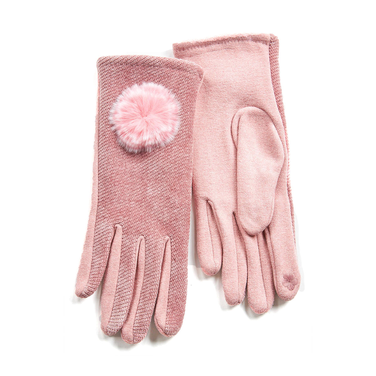 Verde Γυναικεία Γάντια one size 02-0708 ΡΟΖ