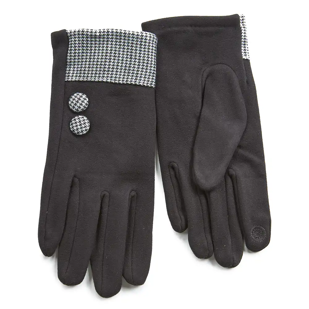 Verde Γυναικεία Γάντια one size 02-0708 ΜΑΥΡΟ