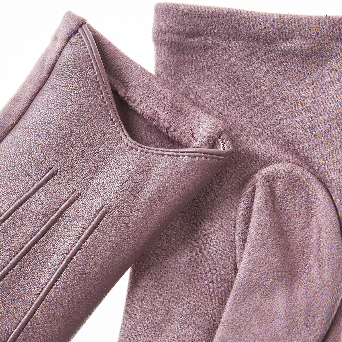 Verde Γυναικεία Γάντια 02-0739 Λιλά