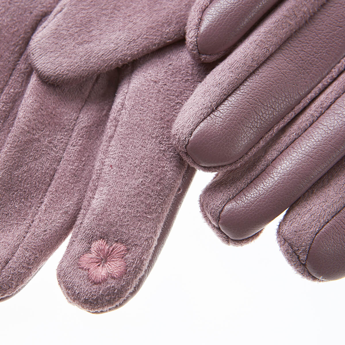 Verde Γυναικεία Γάντια 02-0739 Λιλά