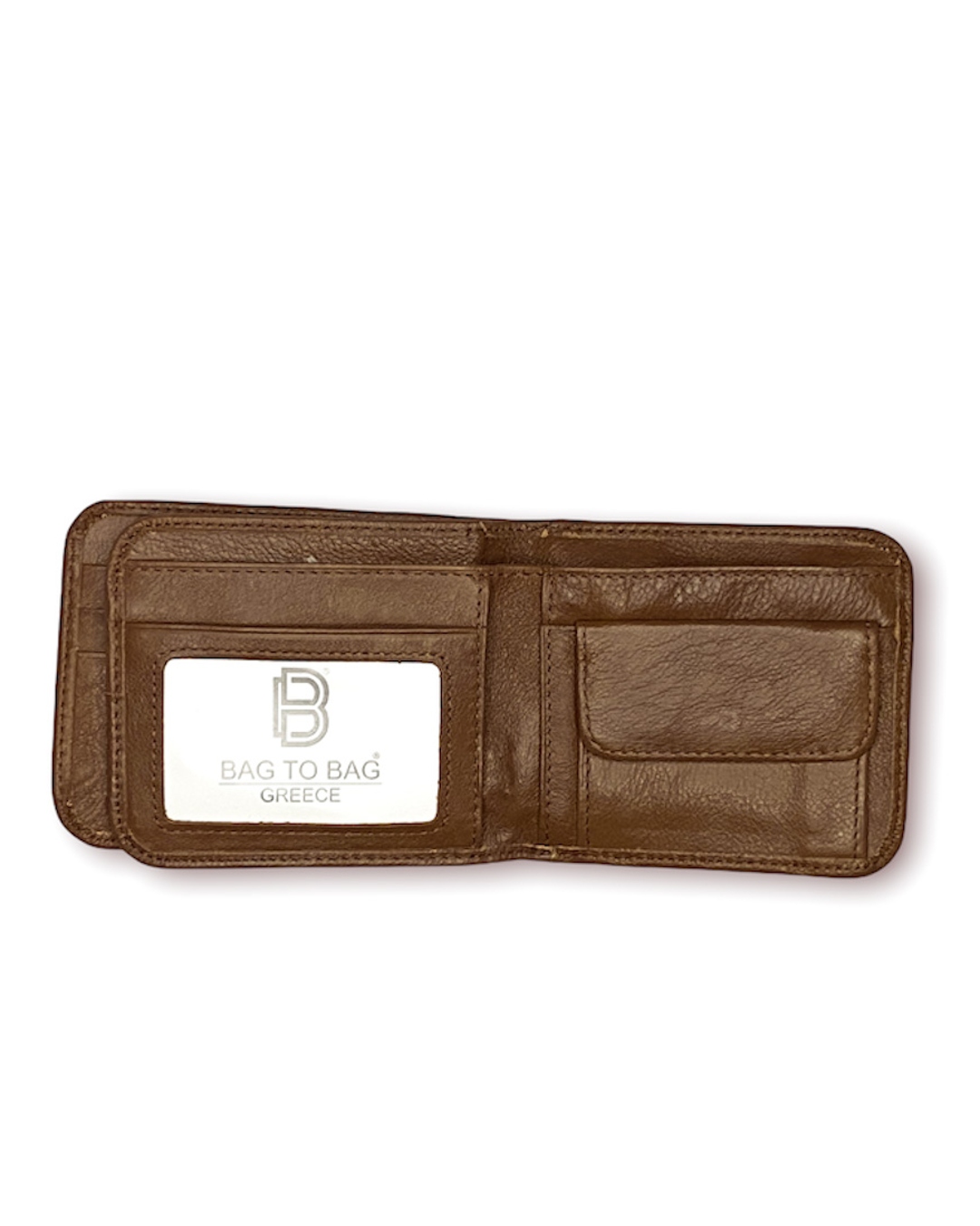 Δερμάτινο ανδρικό πορτοφόλι- 029 - Κάμελ