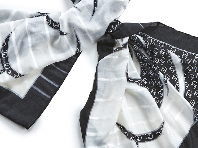 Verde Γυναικεία εσάρπα 180*90 cm 03-2263 Μαύρο