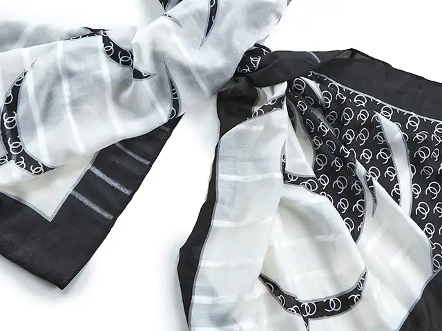 Verde Γυναικεία εσάρπα 180*90 cm 03-2263 Μαύρο