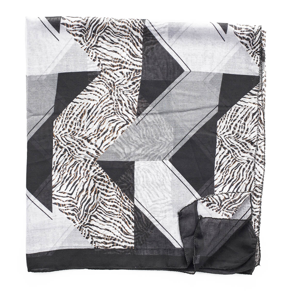 Verde Γυναικεία Εσάρπα 03-2357 Μαύρο