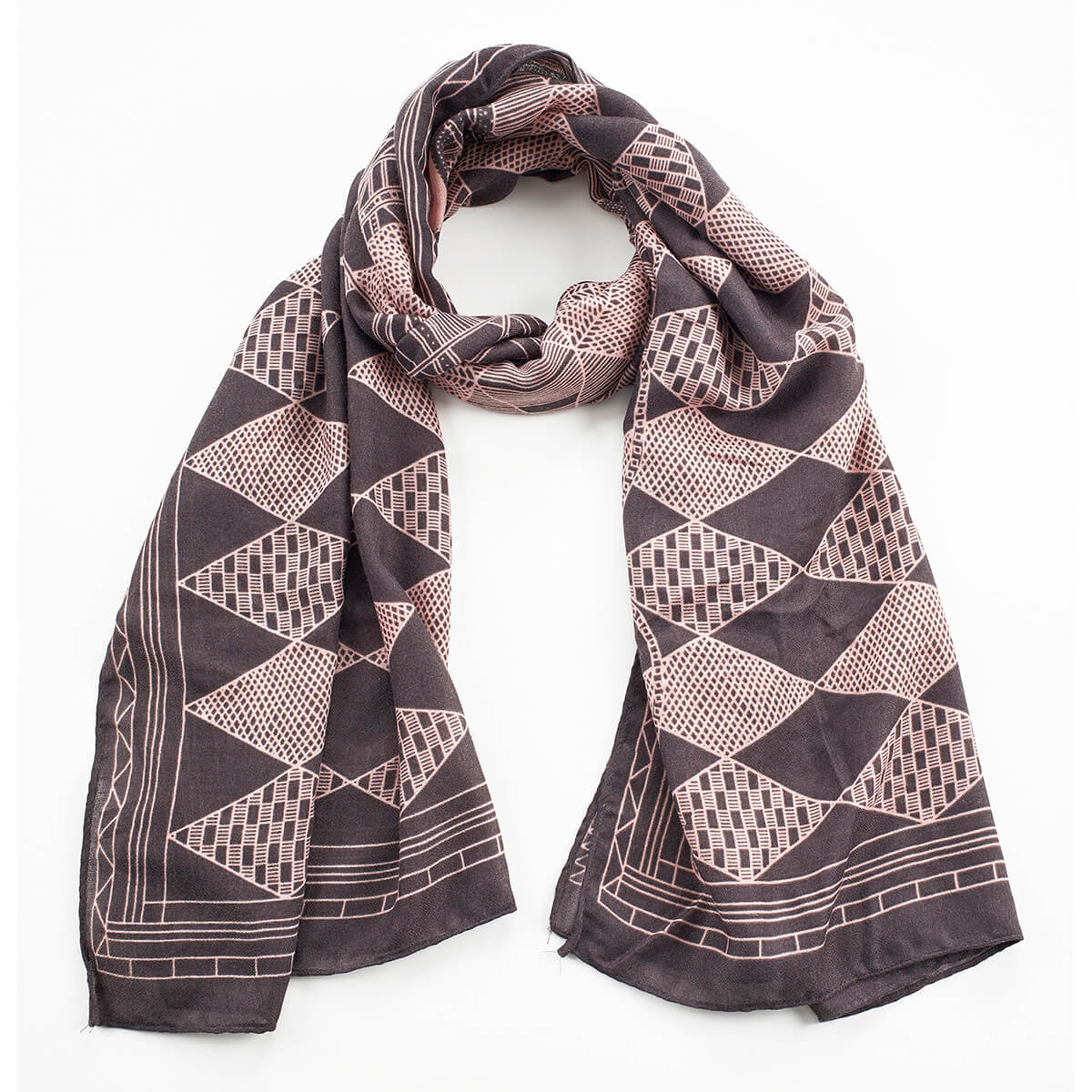 Verde Γυναικεία Εσάρπα 03-2359 Γκρι