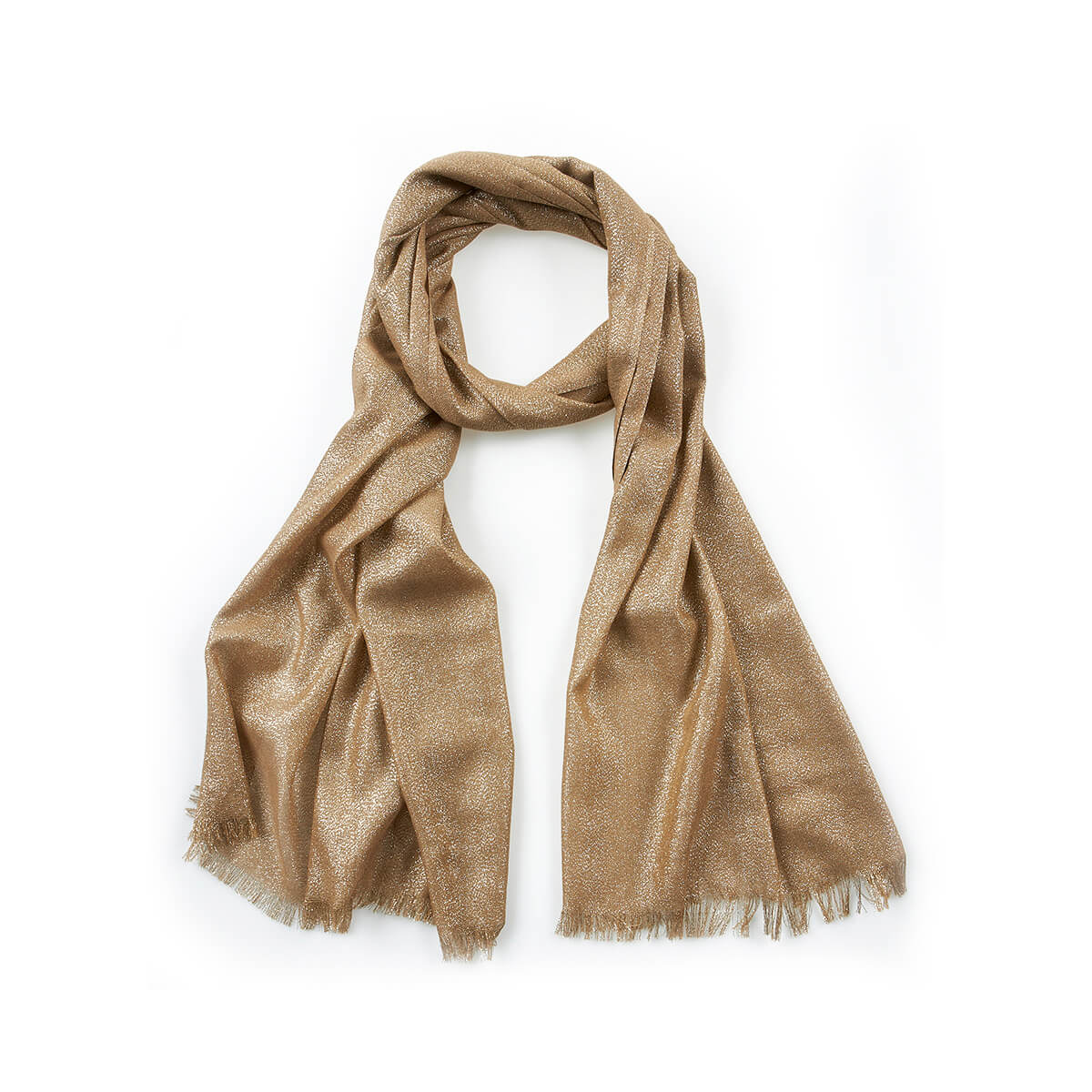 Verde Γυναικεία Εσάρπα 03-2363 Βισκόζη Μπεζ