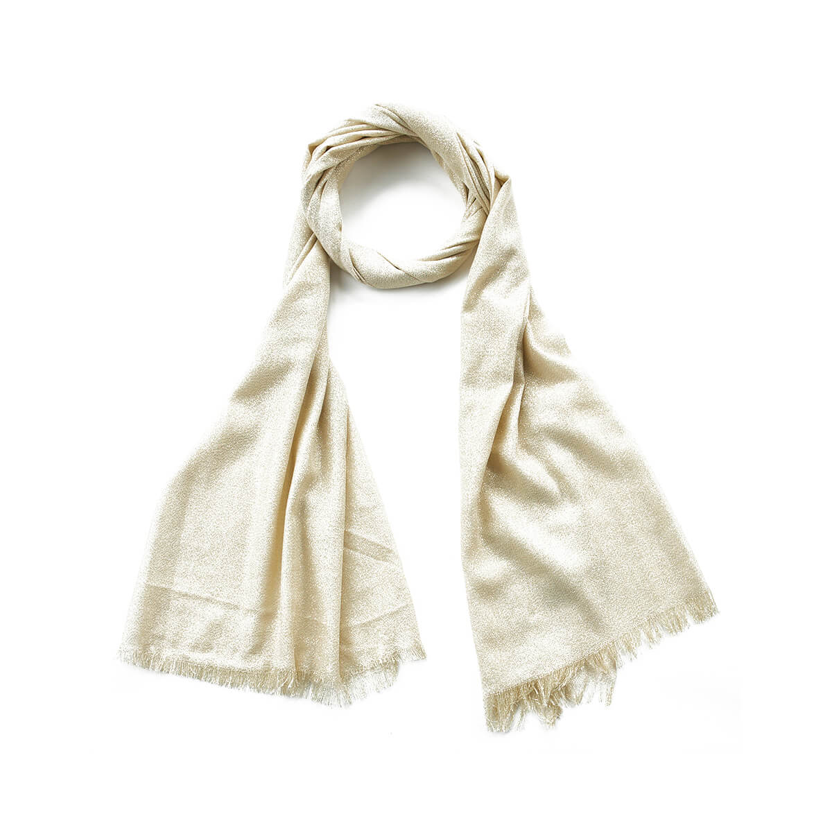 Verde Γυναικεία Εσάρπα 03-2363 Βισκόζη Μπεζ