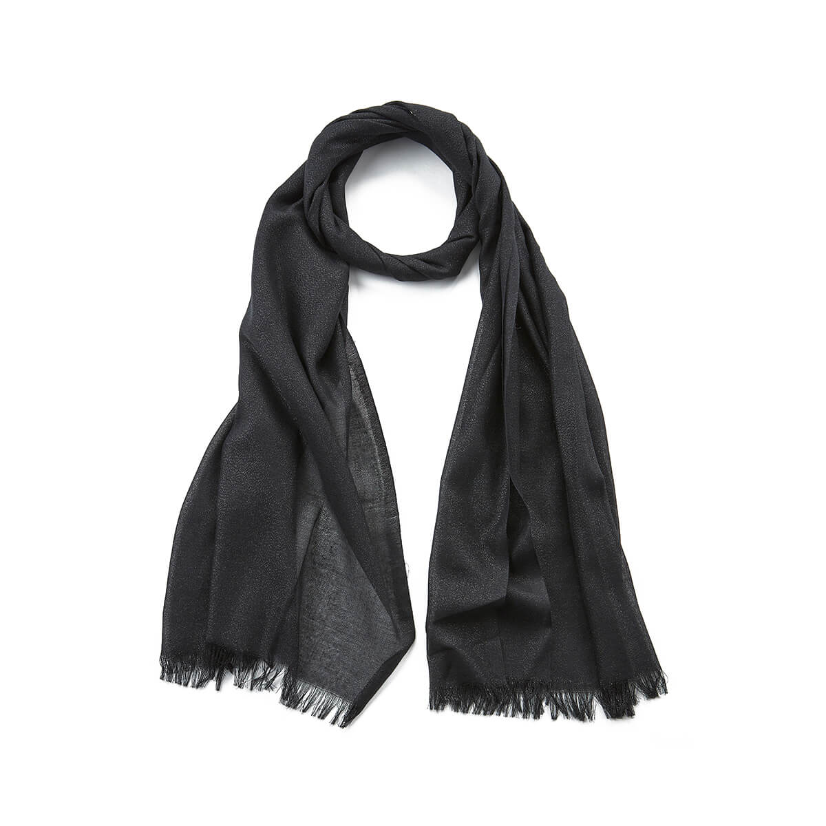 Verde Γυναικεία Εσάρπα 03-2363 Βισκόζη Μαύρο