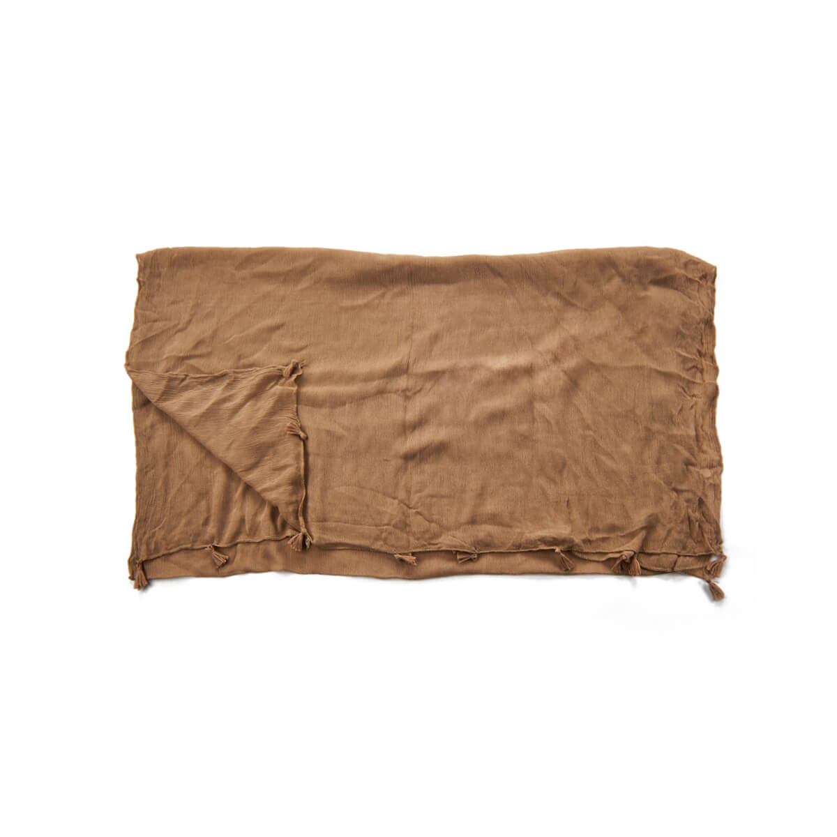 Verde Γυναικεία Εσάρπα 03-2364 Βισκόζη Καμηλό