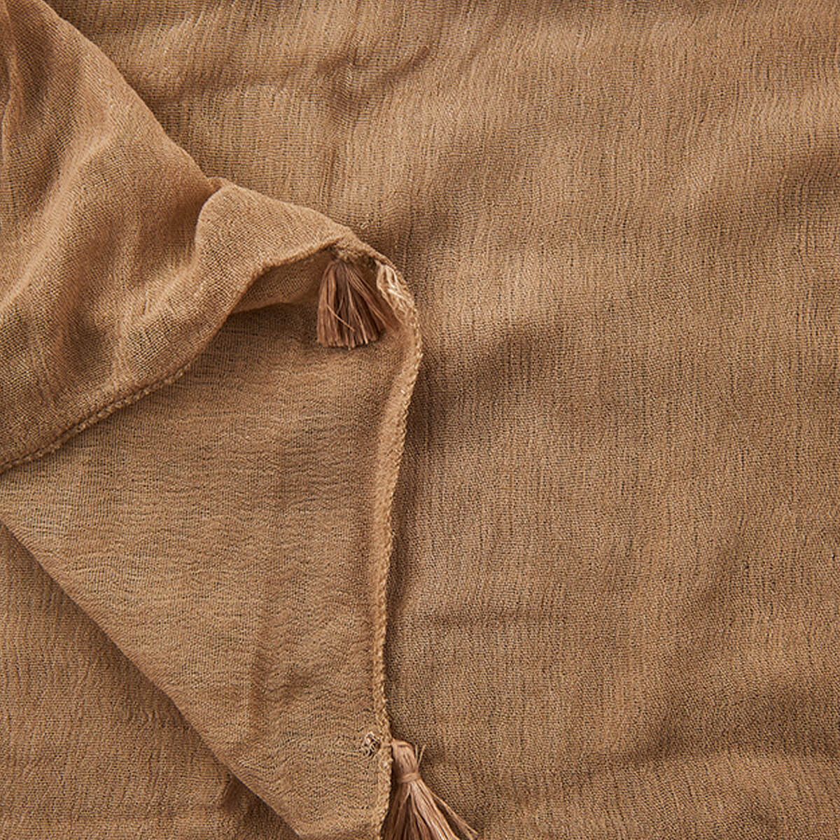 Verde Γυναικεία Εσάρπα 03-2364 Βισκόζη Καμηλό