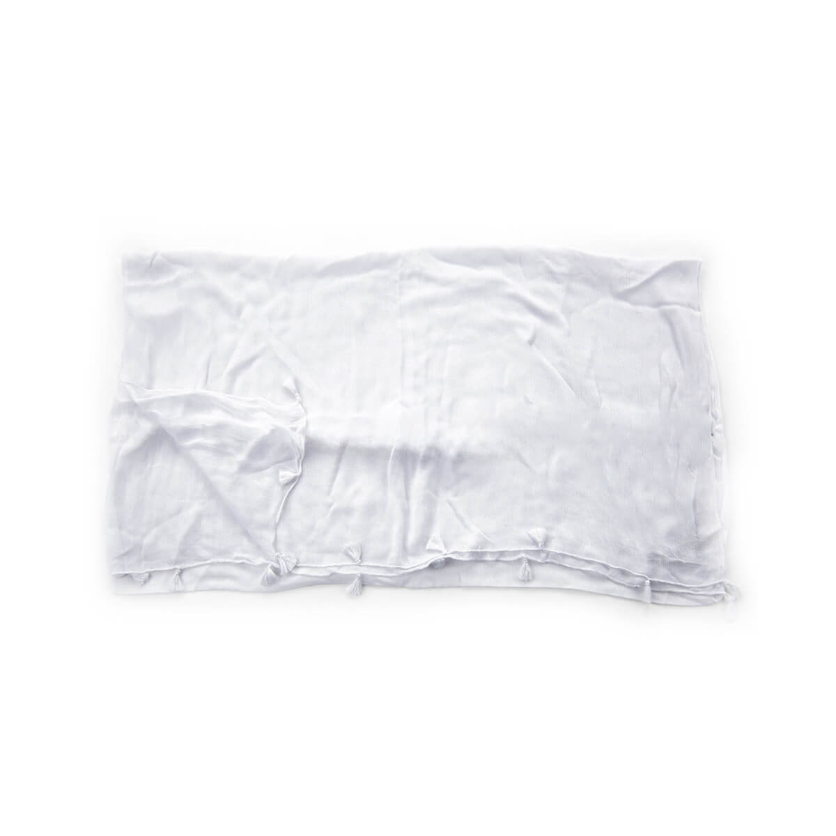 Verde Γυναικεία Εσάρπα 03-2364 Βισκόζη Άσπρο