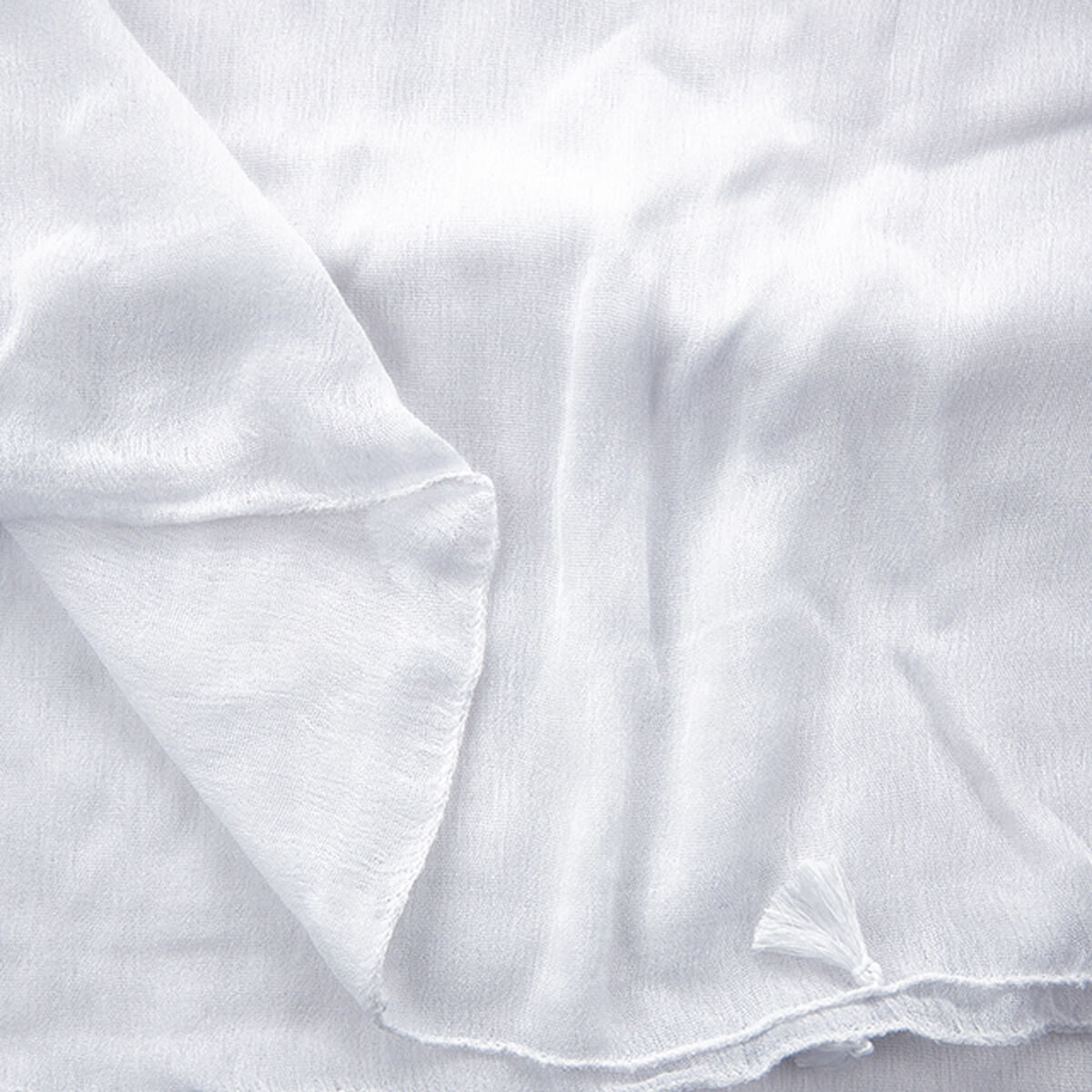 Verde Γυναικεία Εσάρπα 03-2364 Βισκόζη Άσπρο