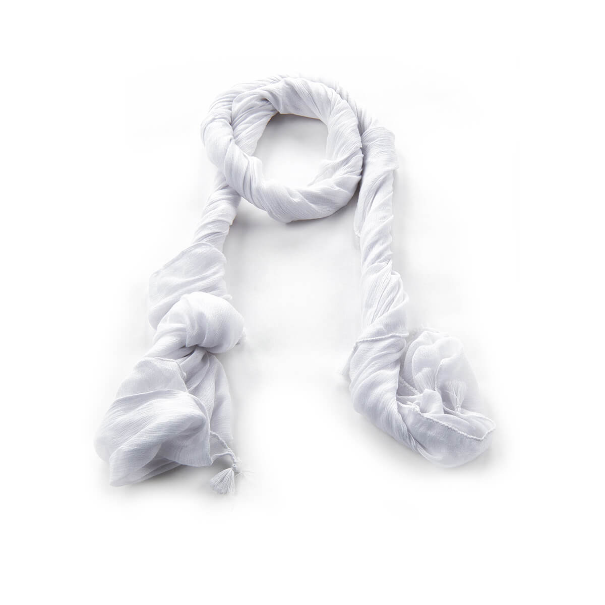 Verde Γυναικεία Εσάρπα 03-2364 Βισκόζη Άσπρο