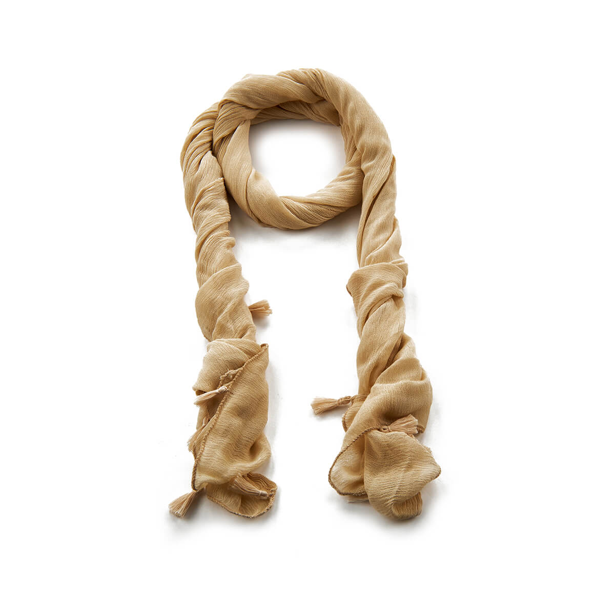 Verde Γυναικεία Εσάρπα 03-2364 Βισκόζη Μπεζ