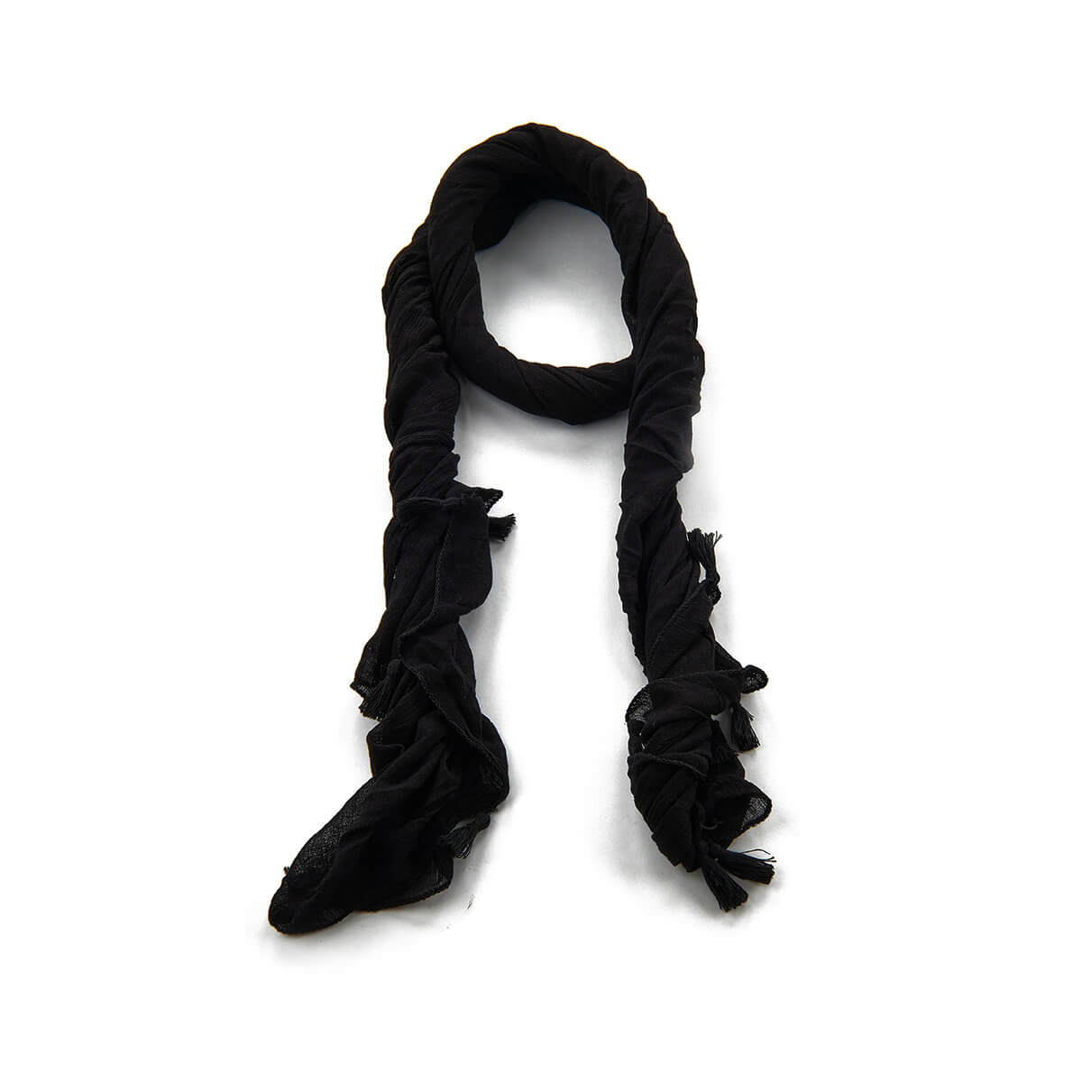 Verde Γυναικεία Εσάρπα 03-2364 Βισκόζη Μαύρο