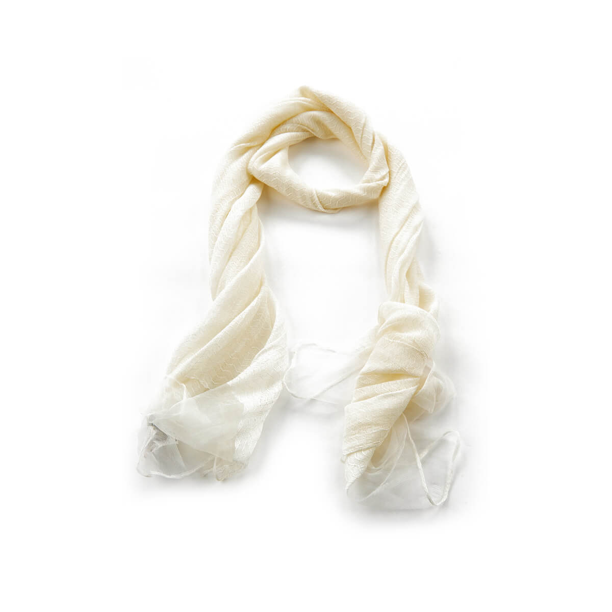 Verde Γυναικεία Εσάρπα 03-2365 Εκρού