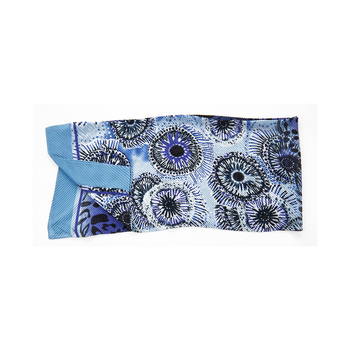 Verde Γυναικεία Εσάρπα 03-2366 Μπλε