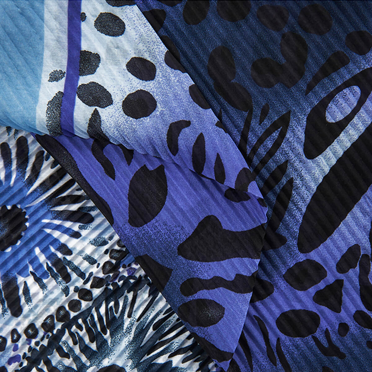 Verde Γυναικεία Εσάρπα 03-2366 Μπλε