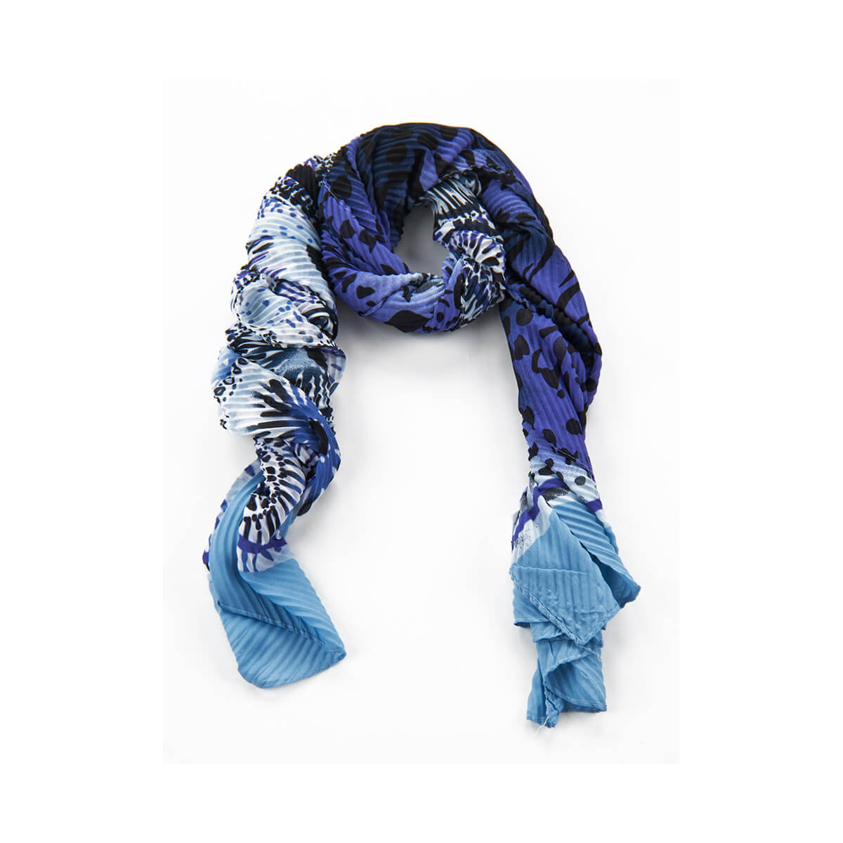 Verde Γυναικεία Εσάρπα 03-2366 Μπλε