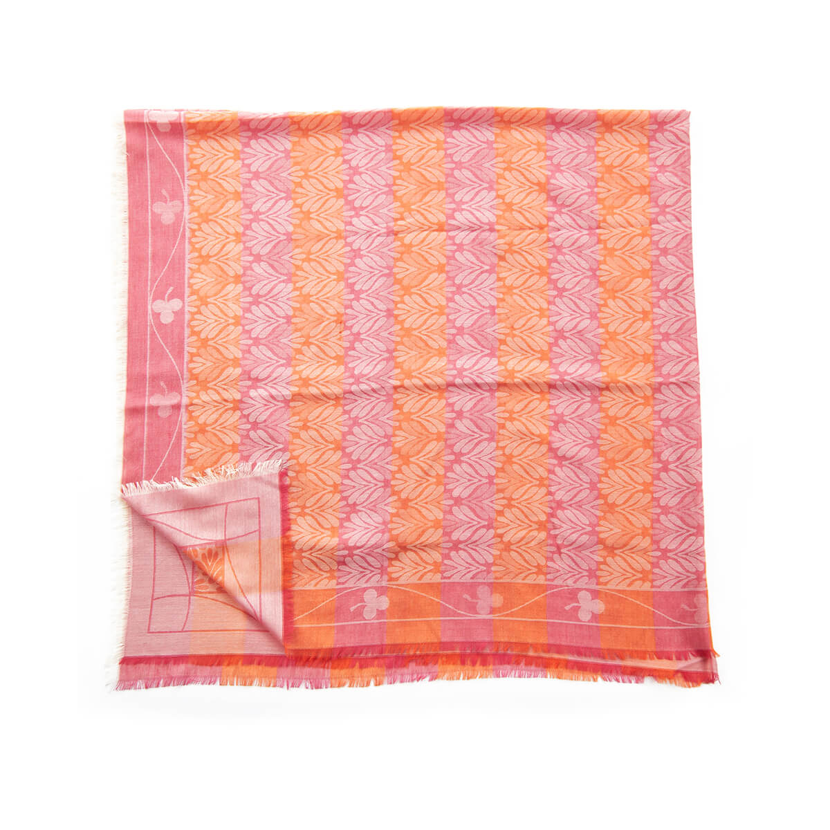 Verde Γυναικεία Εσάρπα 03-2367 Πορτοκαλί