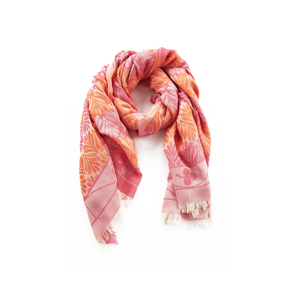 Verde Γυναικεία Εσάρπα 03-2367 Πορτοκαλί