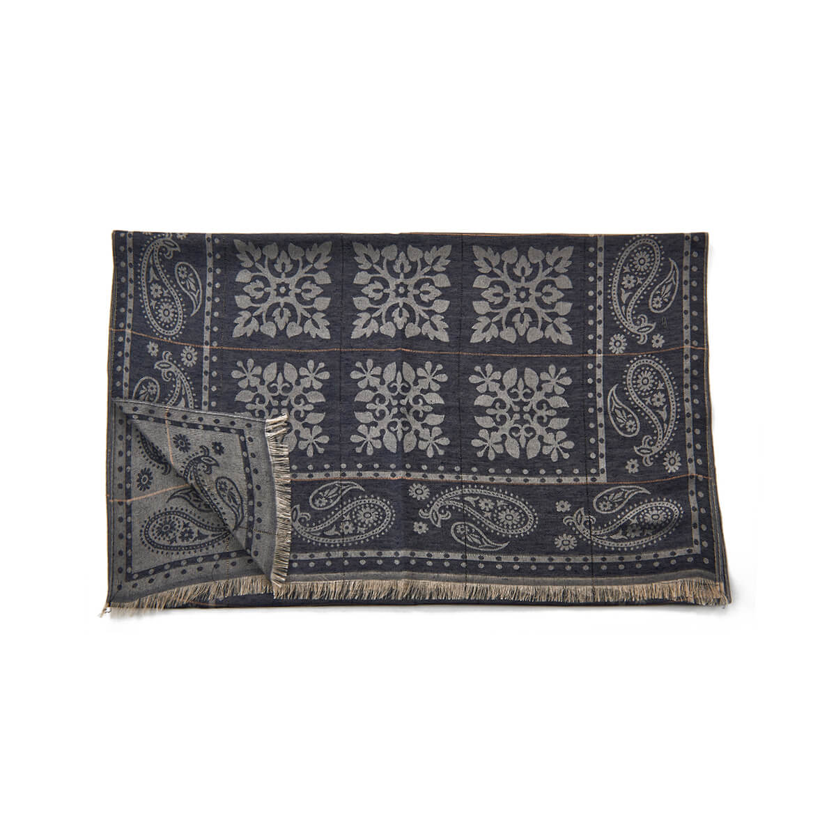 Verde Γυναικεία Εσάρπα 03-2368 Μπλε