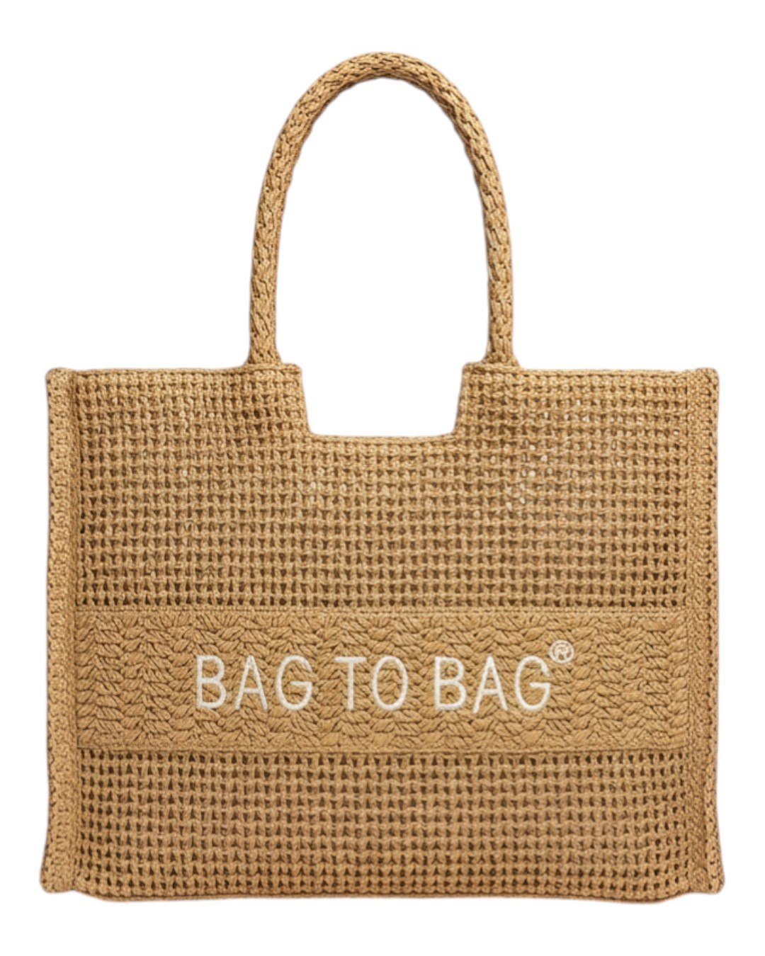 Ψάθινη τσάντα ώμου XY-2630 – Χακί