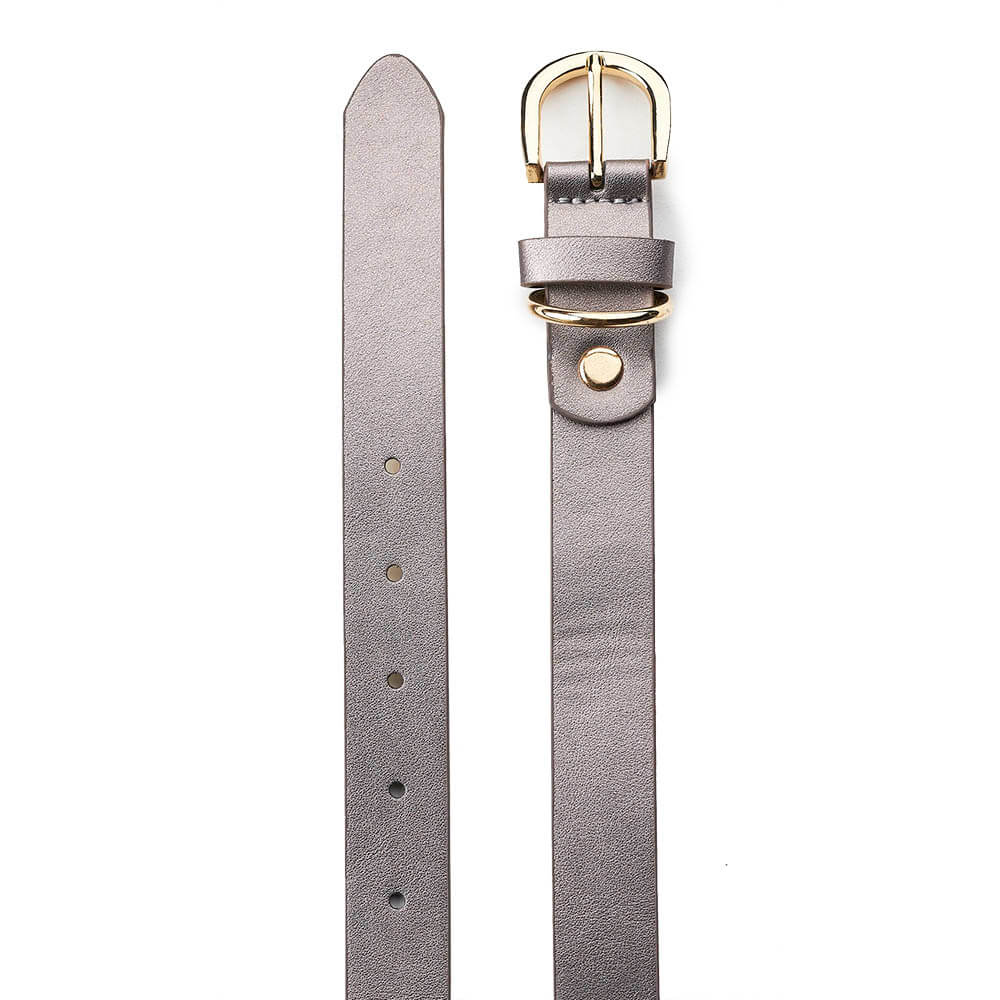 VERDE ΓΥΝΑΙΚΕΙΑ ΖΩΝΗ 04-0669 105CM ΣΚΟΥΡΟ ΓΚΡΙ